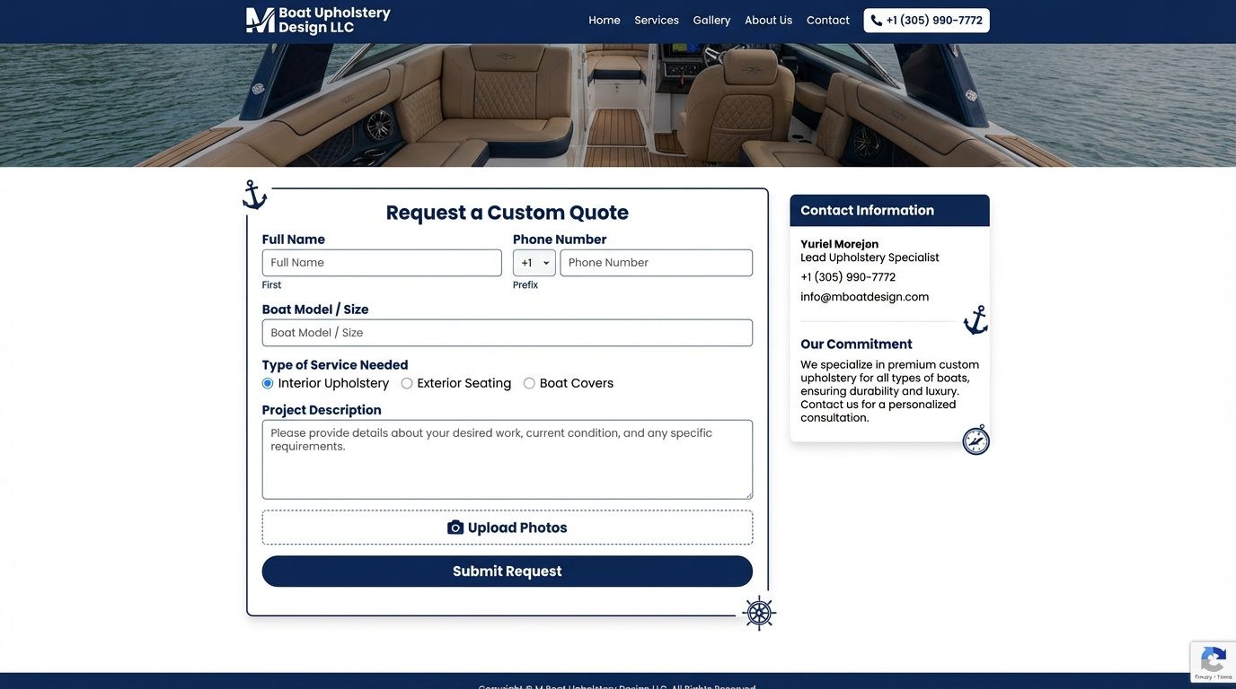 Request A Quote Form Page 2